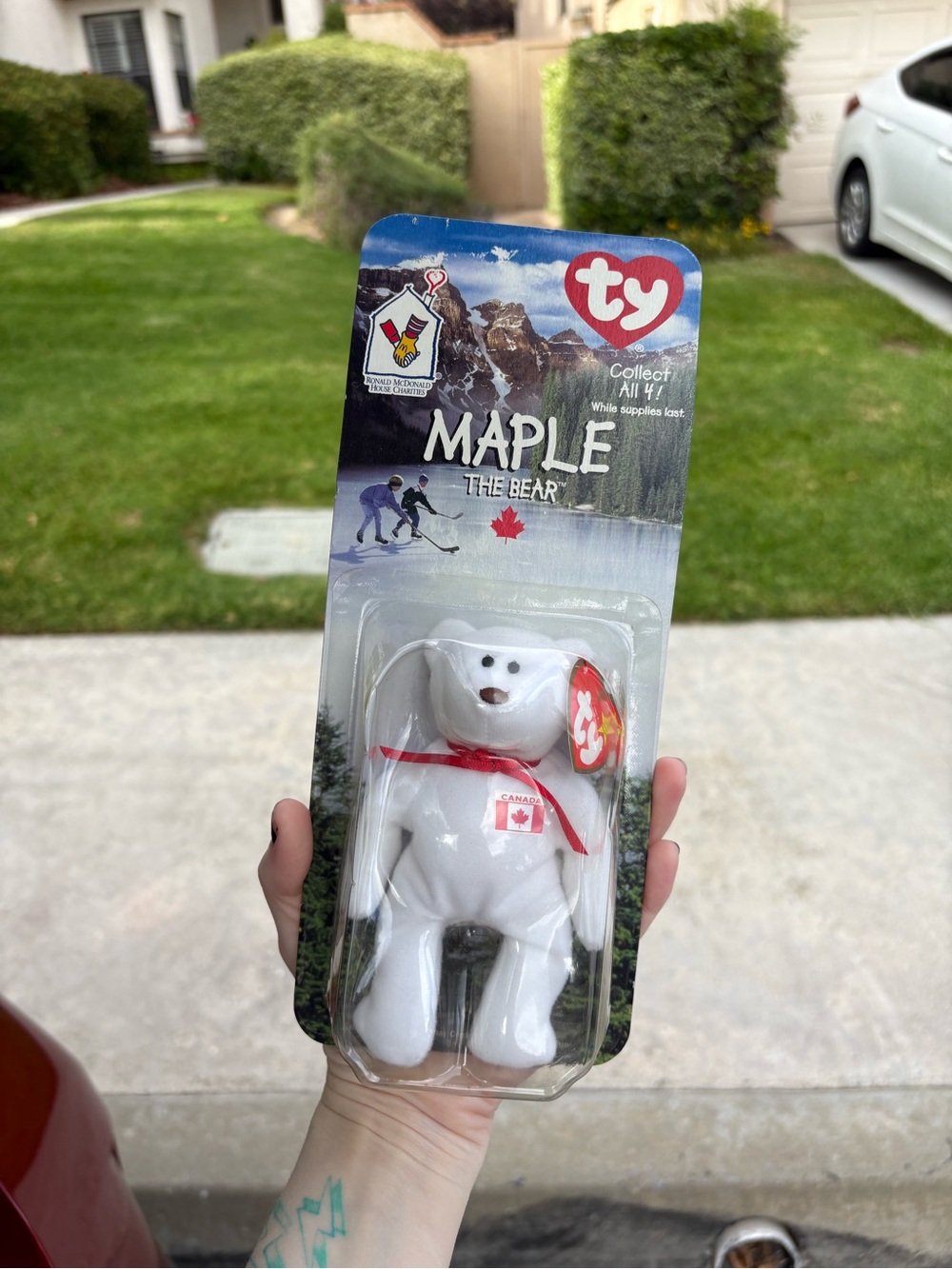 1999 McDonald's Teenie Beanie Baby Maple the Bear